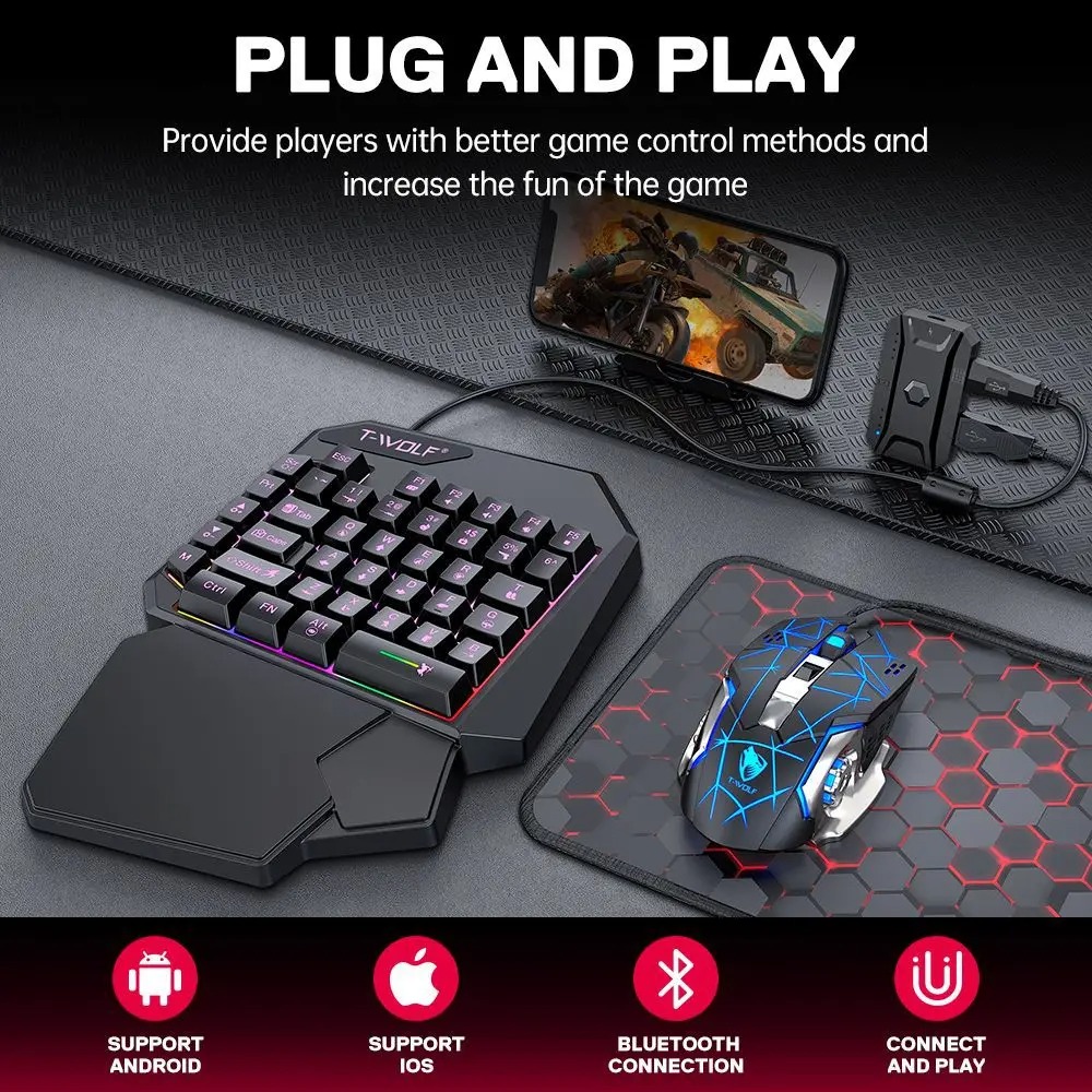 Gaming Keyboard And Mouse For Xbox - Combo de Teclado e Mouse RGB