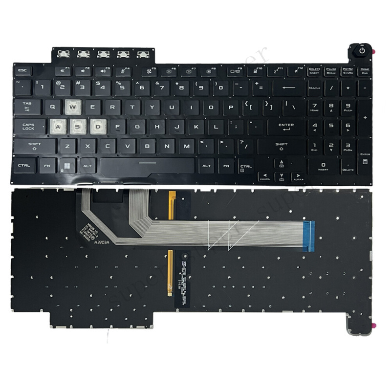 Keyboard Gaming Black - Teclado Retroiluminado Preto S++ para ASUS