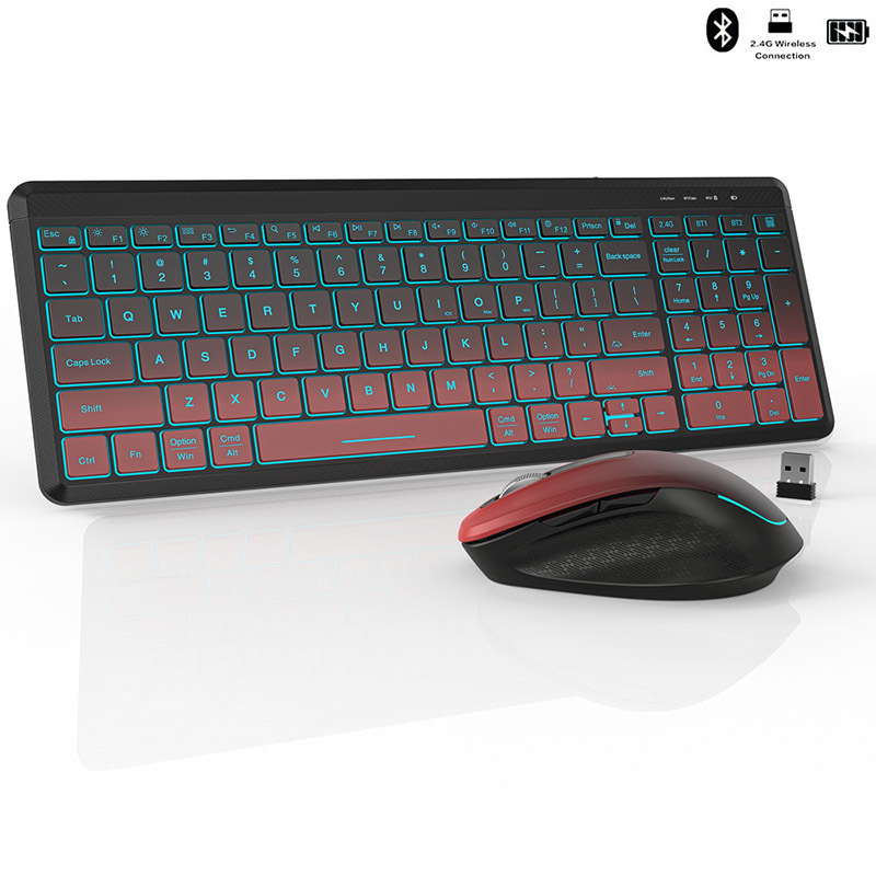 Gaming Keyboard And Mouse For Xbox - RGB Backlit Silent Wireless Teclado e
