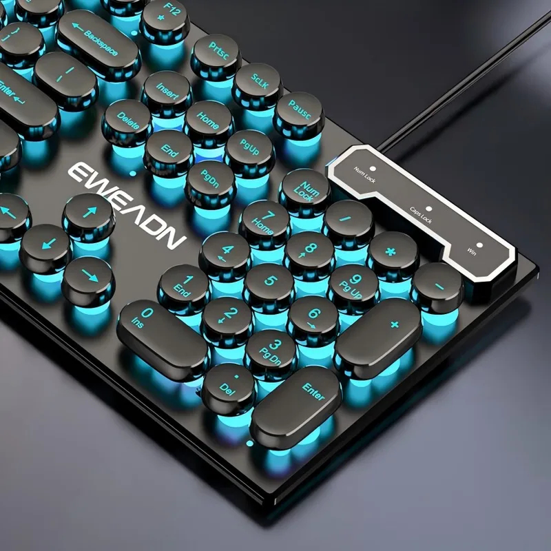 Gaming Keyboard Backlit - Conjunto de Teclado e Mouse com