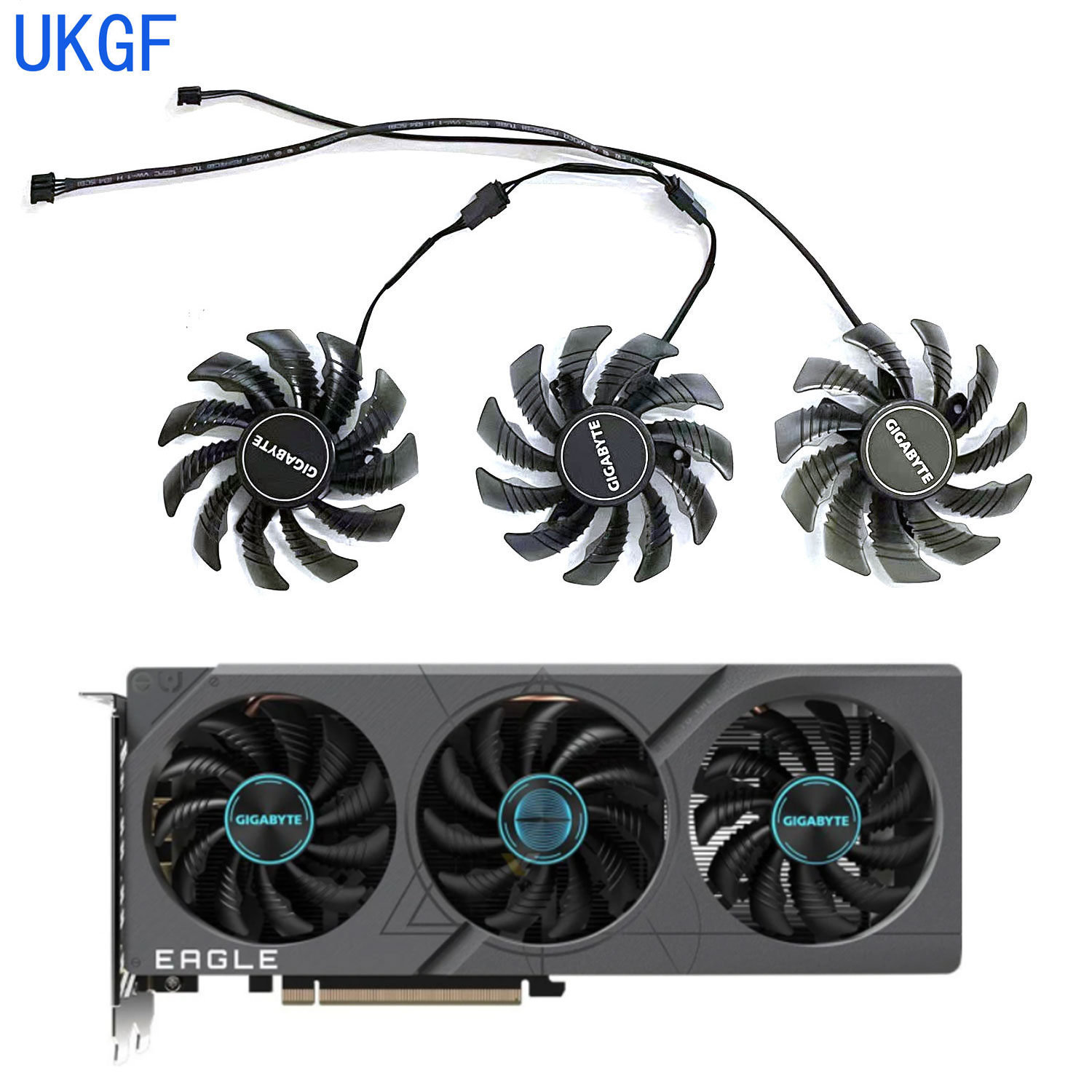 Nvidia Vga Rtx 4060 - Ventilador de GPU Novo de 75MM