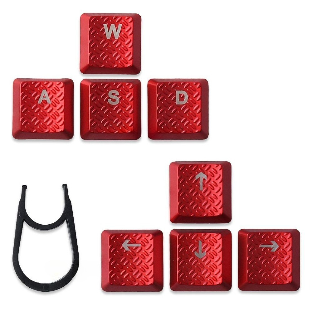 Gaming Keyboard Tkl - Teclas translúcidas vermelhas DIY para teclado