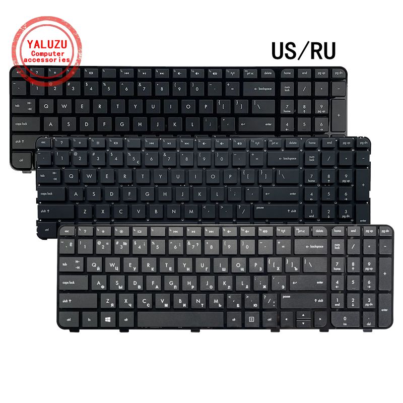 Gaming Keyboard Hp - EUA/RU Inglês/Russo NOVO Teclado de Laptop