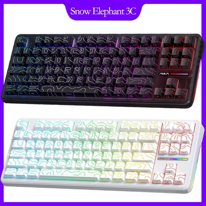 Gaming Keyboard Tkl - Teclado Mecânico Sem Fio Aula F87