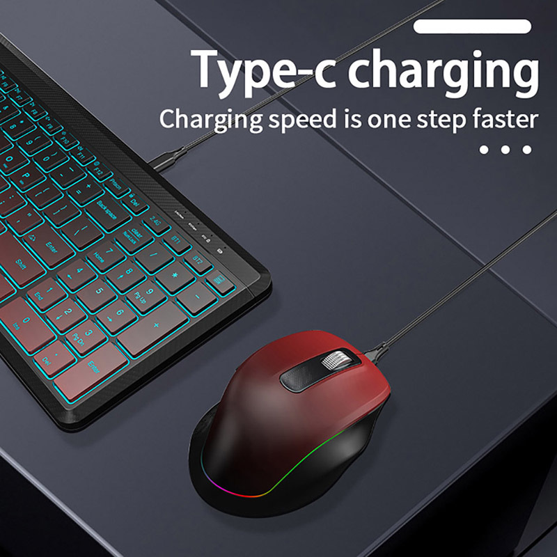 RGB Backlit Silent Wireless Te - Gaming Keyboard And Mouse For Xbox avaliação e preço
