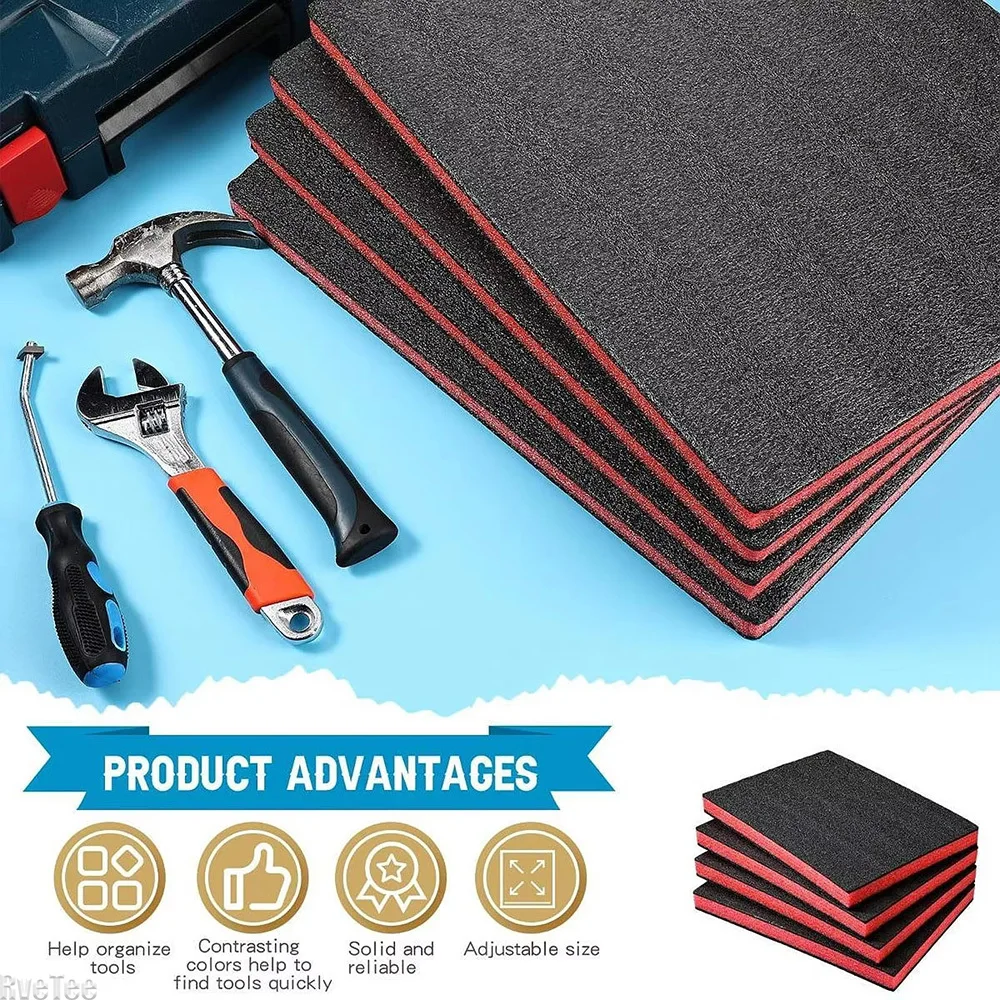 4 pçs caixa de ferramentas ins - Polyurethane Foam Sheet avaliação e preço