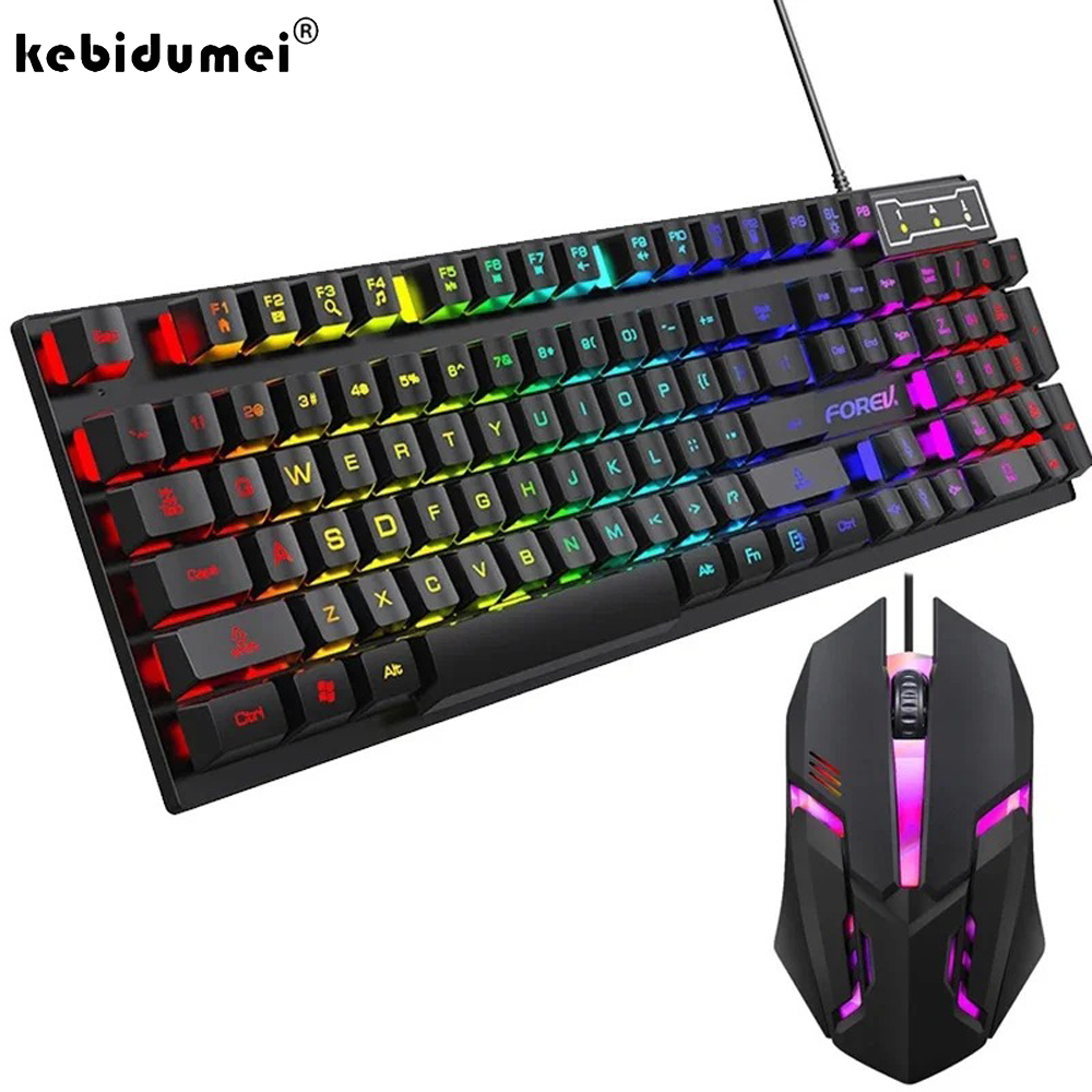 Teclado Mecânico Retroiluminad - Gaming Keyboard And Mouse For Xbox avaliação e preço