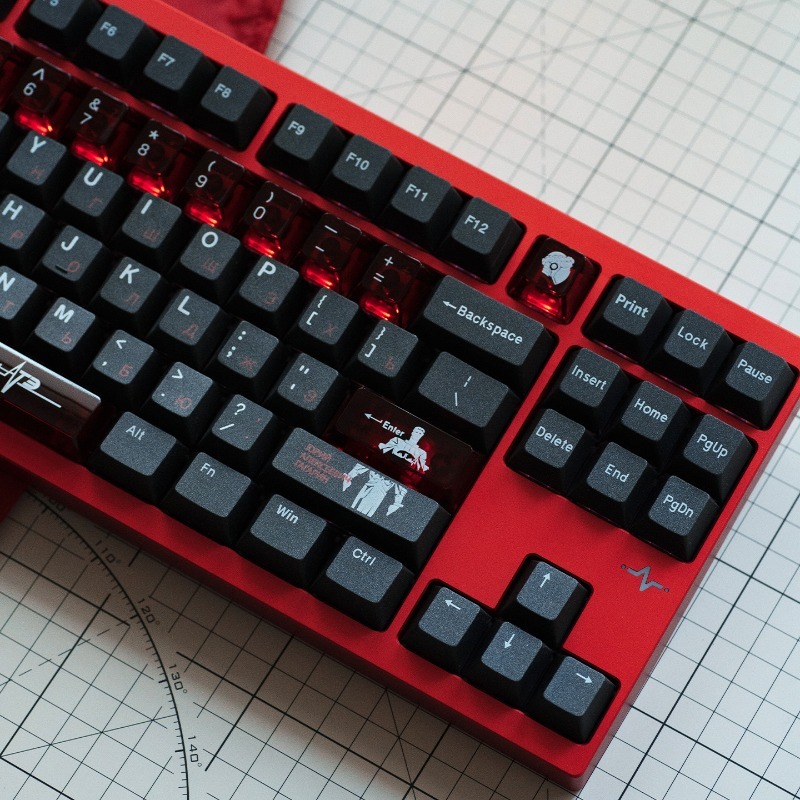 Conjunto de teclas com tema pr - Keyboard Gaming Black avaliação e preço